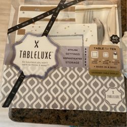 Table Settings For 10 People