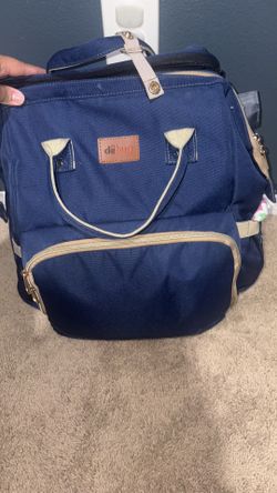 Blue Diaper Bag 