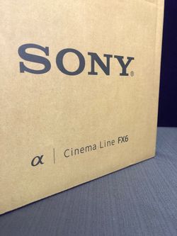 SONY Cinema Camera FX6 Brand New