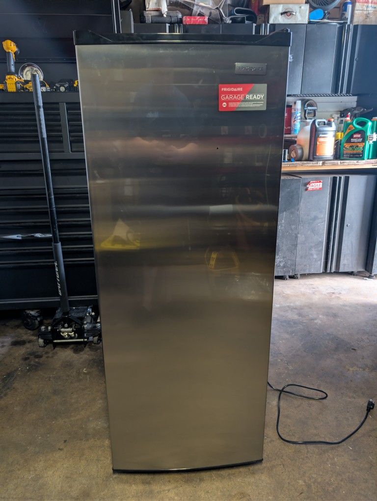 Frigidaire 6.5 Cu. ft. Upright Freezer, Platinum Silver