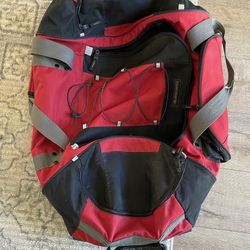 Large Rolling Travel Bag And Inflatable Chair