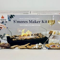 Korniful Tabletop Fire Pit S’mores Maker Kit Indoor/Outdoor | New, Sealed