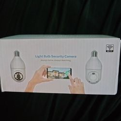 New Security Camera Light Bulb 