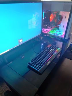 Custom Gaming Pc with 165hz 1440p monitor .4ms response time