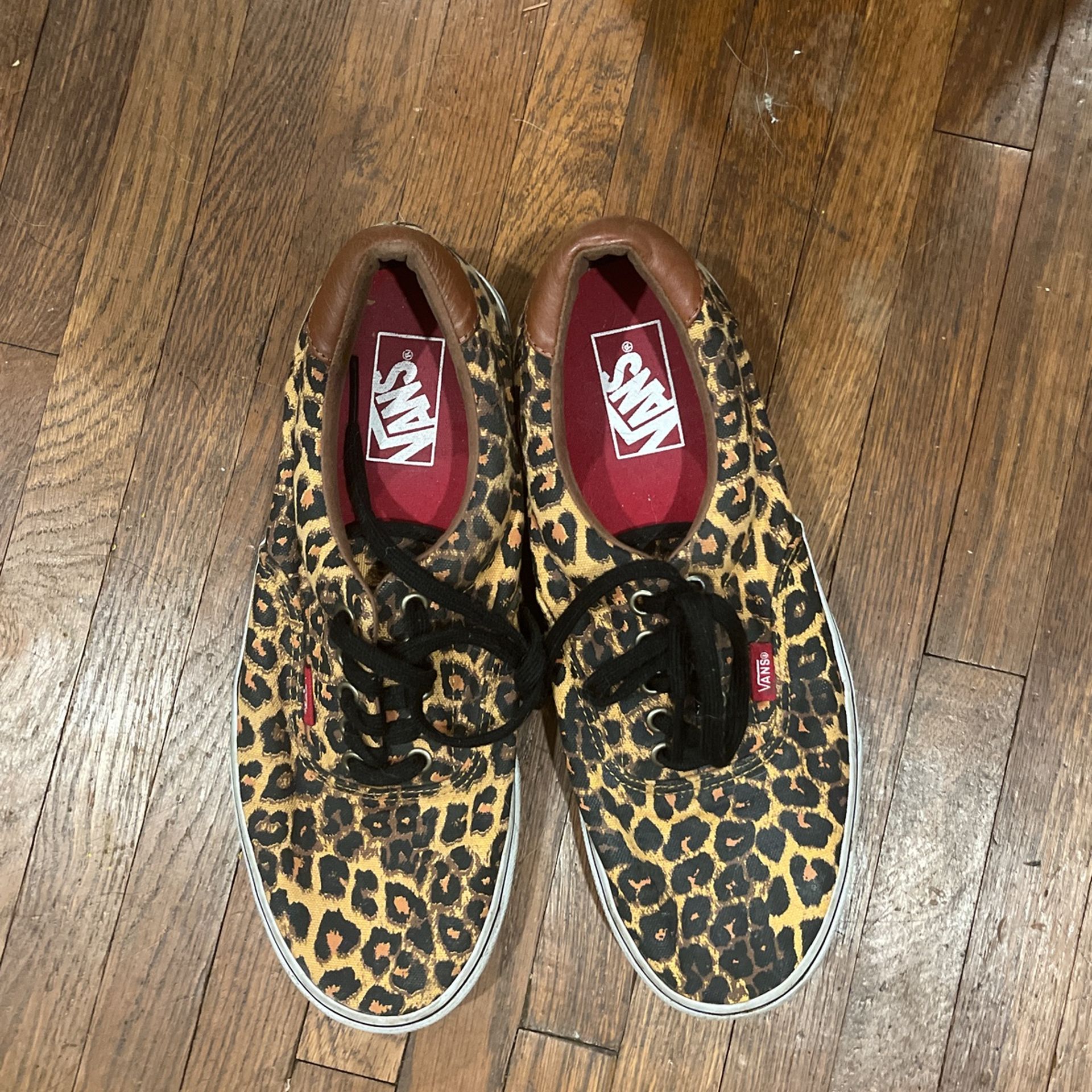 Cheetah Leopard Print Vans
