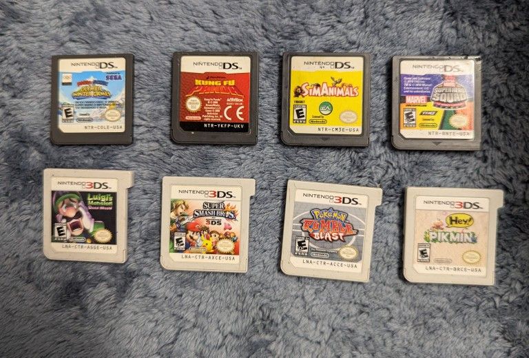 8 Nintendo DS And 3DS Games