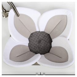 Blooming Bath Lotus Grey Baby Shower Cushion 