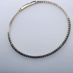 BRACELET 14K WHITE GOLD WITH DIAMOND 1.00CT