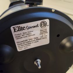 Elite gourmet slow cooker crockpot