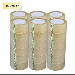 Brand New 36 rolls 2” x 110 yards (330ft) clear Tape sealing packing Packaging tape for carton box Package shipping