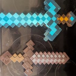 minecraft sword and pickaxe/sword