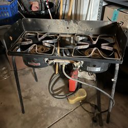 2 Burner Stove With Griddle