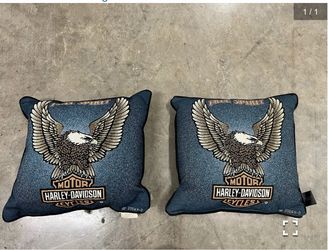 Harley Davison Set of Pillows 