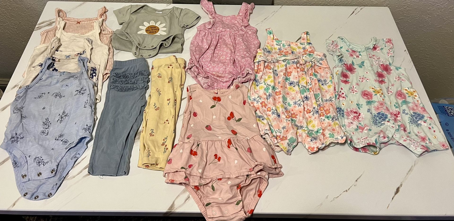 Baby Girl Clothing Bundle Size 6-9 Months