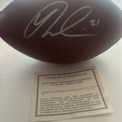 Ladainian Tomlinson #21 NFL Autographed Ball With COA