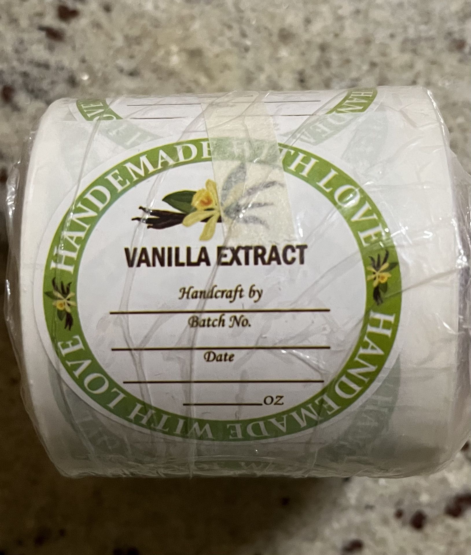 🎀 FREE - Vanilla Extract Labels (Roll)