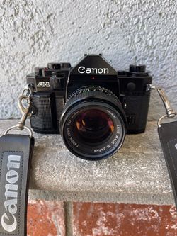 Canon A-1 Film Camera with 50mm 1:1.4 Lens