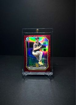 2026 Bowman Kash Mayfield Red Reptilian Refractor /5