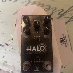 HALO KEELY DUAL ECHO GUITAR PEDAL