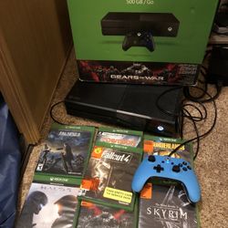 Xbox One 500gb w/ 7 Games Fallout 4 Including Box