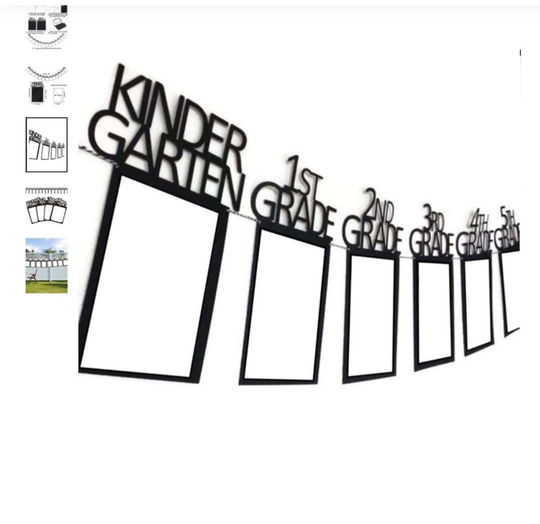 Graduation Photo Banner for Party Decorations,