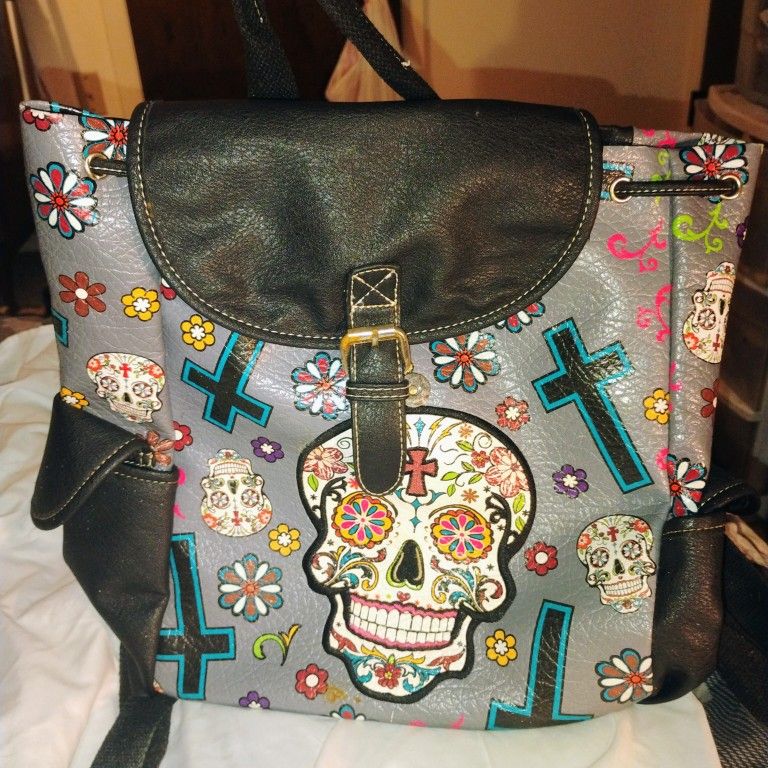 Skull Candy Back Pack Purse New