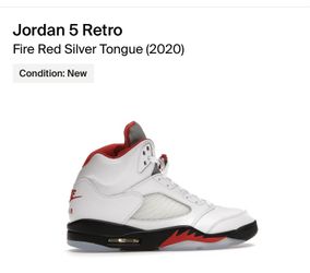 Jordan 5 Fire Red Sz 10.5