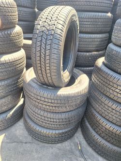 GOODYEAR 275/65RR18 Set of four used $300