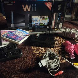Wii Black Console 