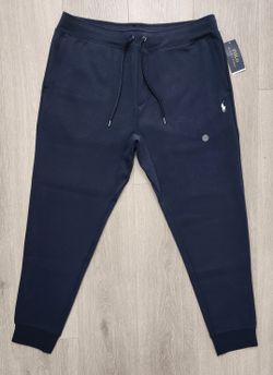 Polo Ralph Lauren Double-Knit Jacquard Joggers Navy Blue Men's Size XL NWT MSRP $125