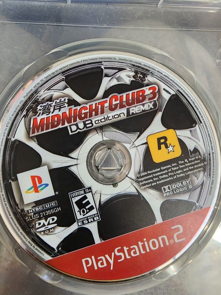 Midnights Club 3 Ps2 Game