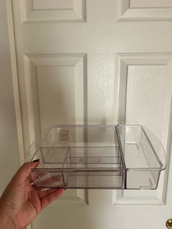 Clear Extendable Desk Organizer