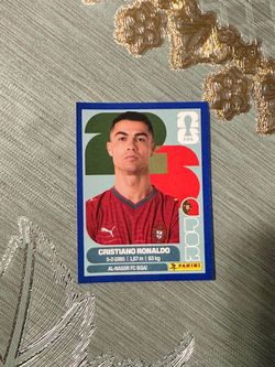 Cristiano Ronaldo, 2026 FIFA World cup sticker, parallel blue
