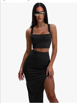Two Piece Maxi Skirt Sets (Small)