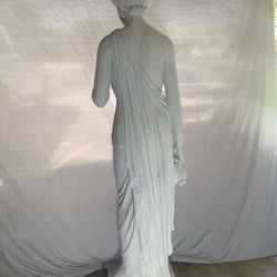 Solid marble statues