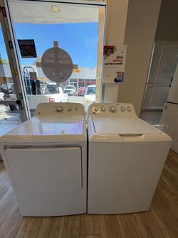 GE Top Load Washer and Dryer Set