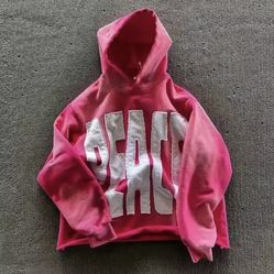 Pink Peace Baggy Hoodie