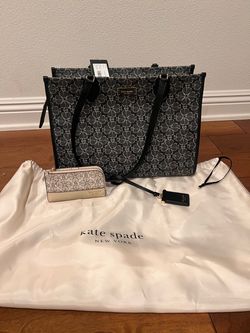 Kate Spade New York Spade Flower Tote Bag & Wallet (Brand new with tags)