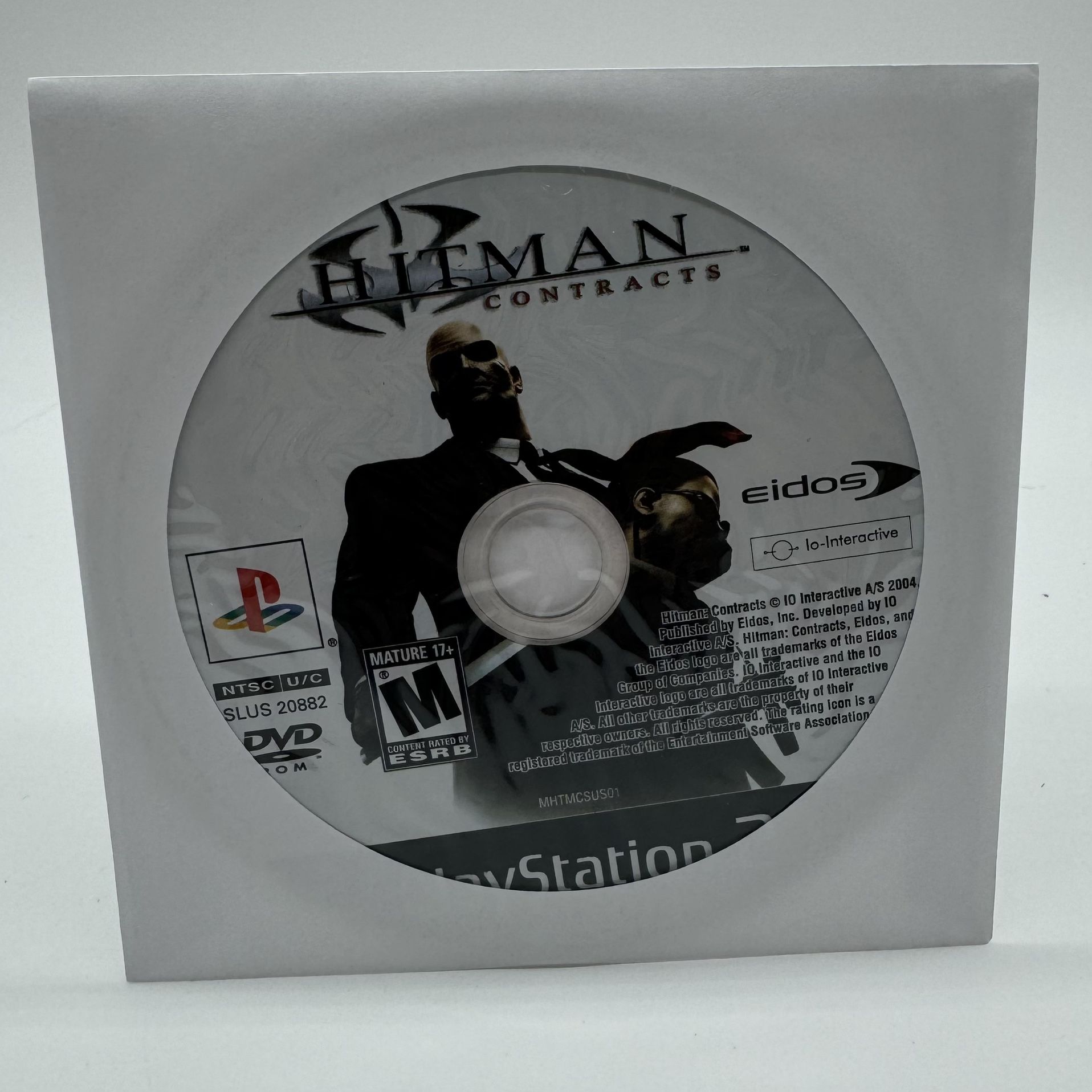 Hitman: Contracts (Sony PlayStation 2, 2004 PS2) Disc Only Tested