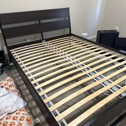 Queen Bed Frame W Headboard   From IKEA