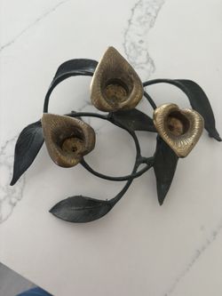 Brass Vintage Candle Holder