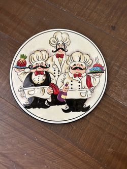Ceramic trivet by HD Designs "Le Chef" collection