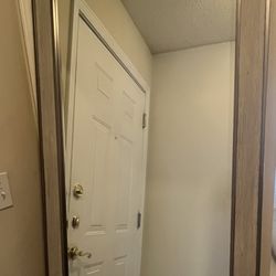 Farmhouse Style Full Length Floor Mirror 