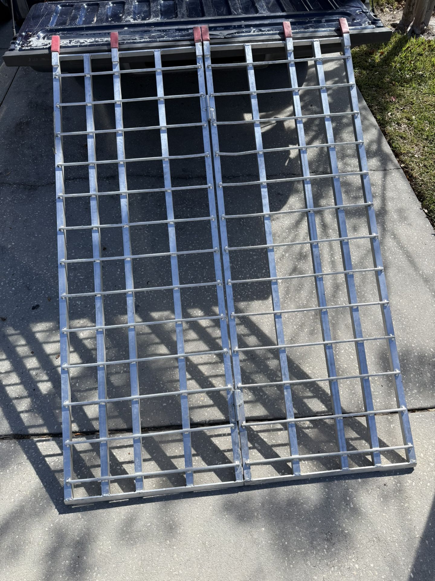 Aluminum BIFOLD TRUCK RAMP - Motorcycle, ATV, Lawnmower