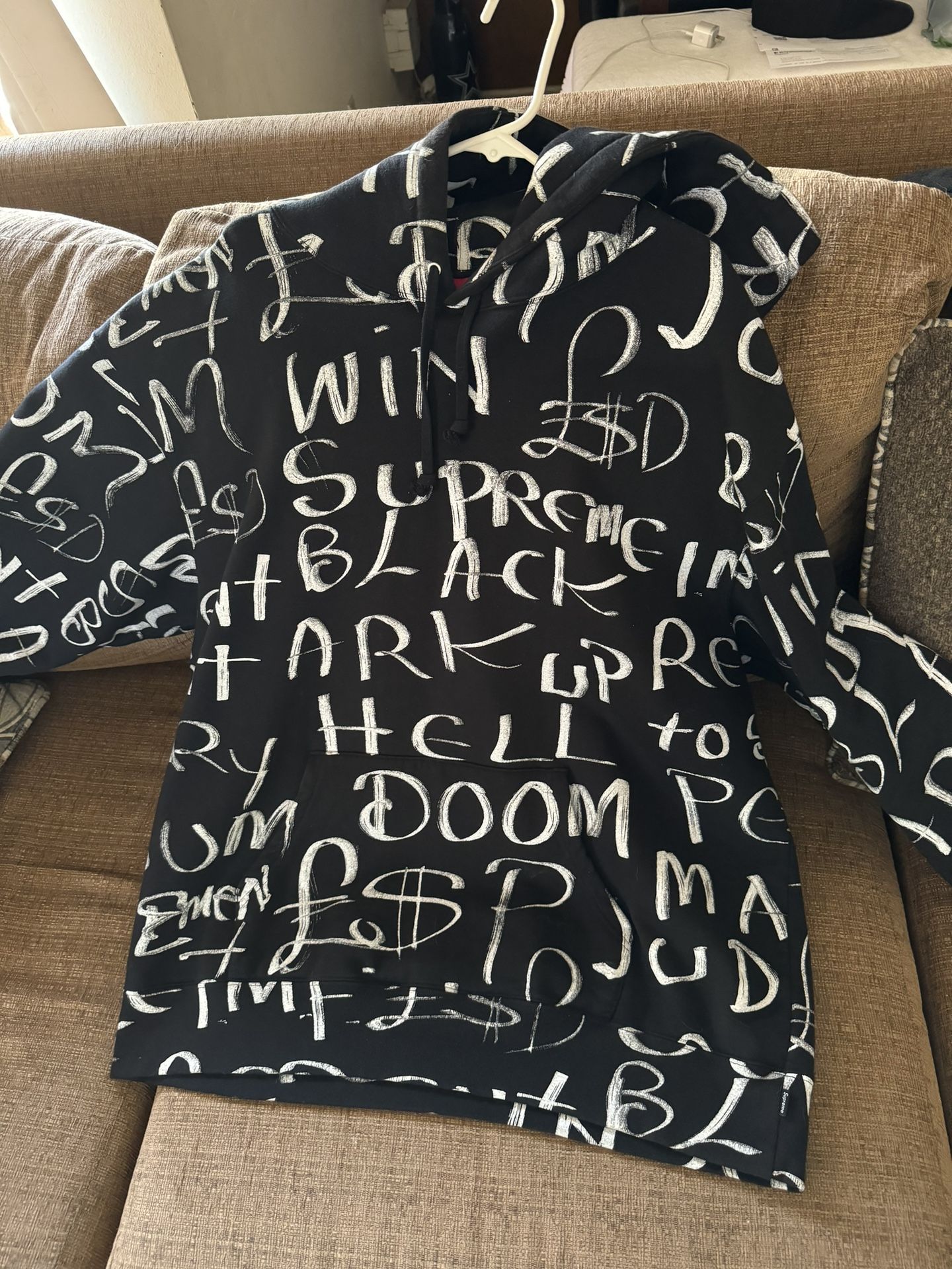 Supreme Black Ark Hooded Sweatshirt SFW20