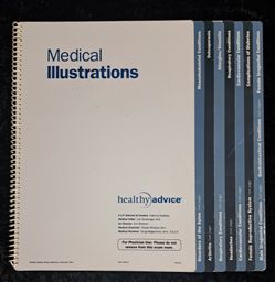 Medical Illustrations Lot Of 6 Books
