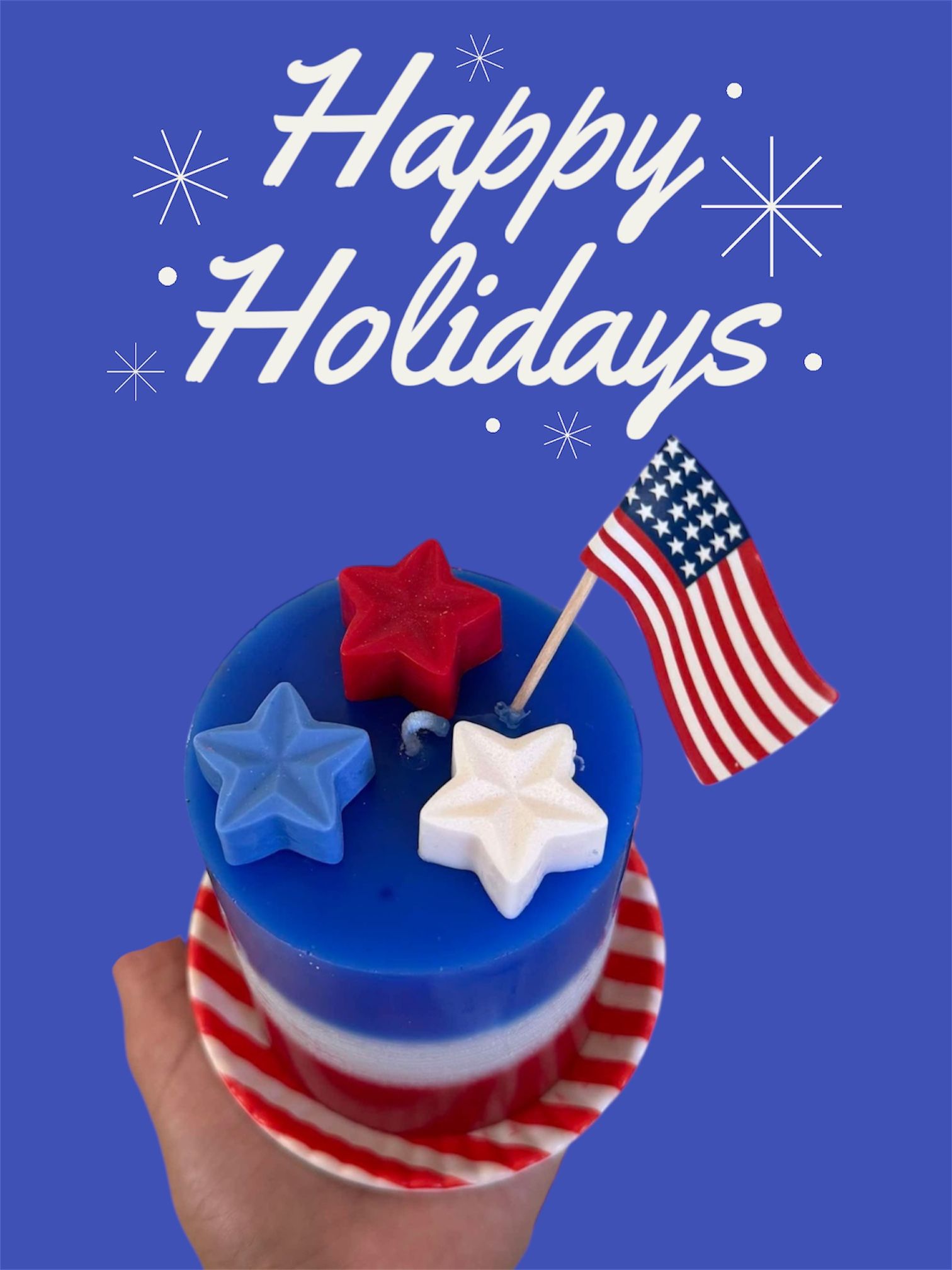 4th Of July Candle 