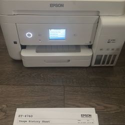 Epson EcoTank ET-4760 Wireless All-in-One Printer + Ink (5.5k Pages)