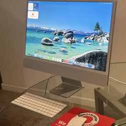Apple iMac M1 + Office Suite installed! 24” M1 8Cores/8GB RAM/256GB SSD/Silver/macOS 26.3