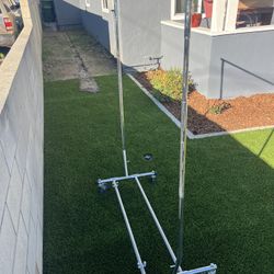 Rolling Heavy Duty Clothing Garment Rack